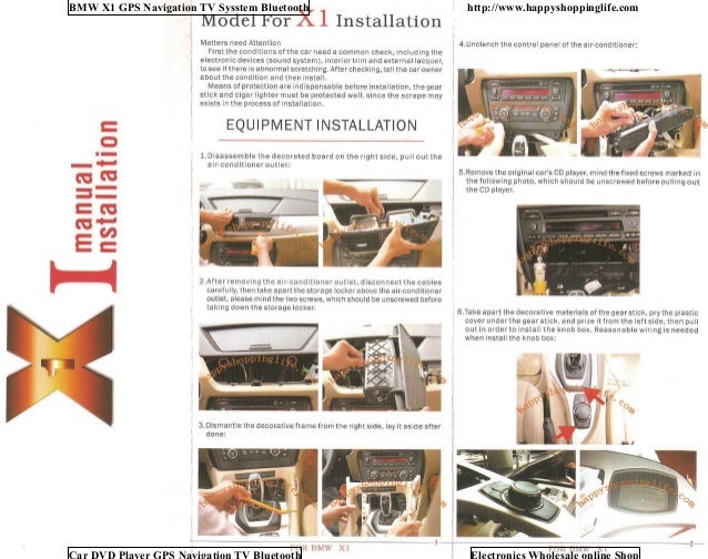 Bmw navigation system installation #2