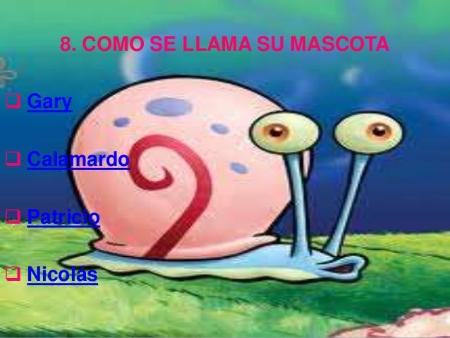 Como Se Llama Donde Vive Bob Esponja Bob esponja