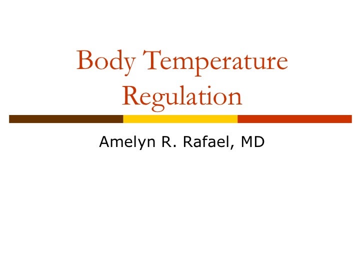 regulation of body temperature pdf