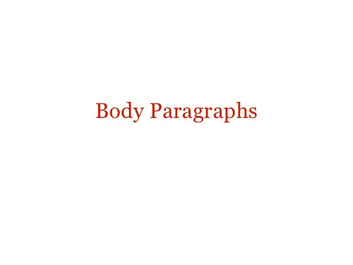 Example of a Paragraph for an Essay with a Body Quote