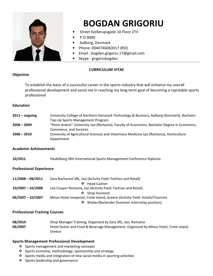 Curriculum Vitae Clothing bogdan grigoriu curriculum vitae sport Curriculum Vitae Clothing bogdan grigoriu curriculum vitae sport