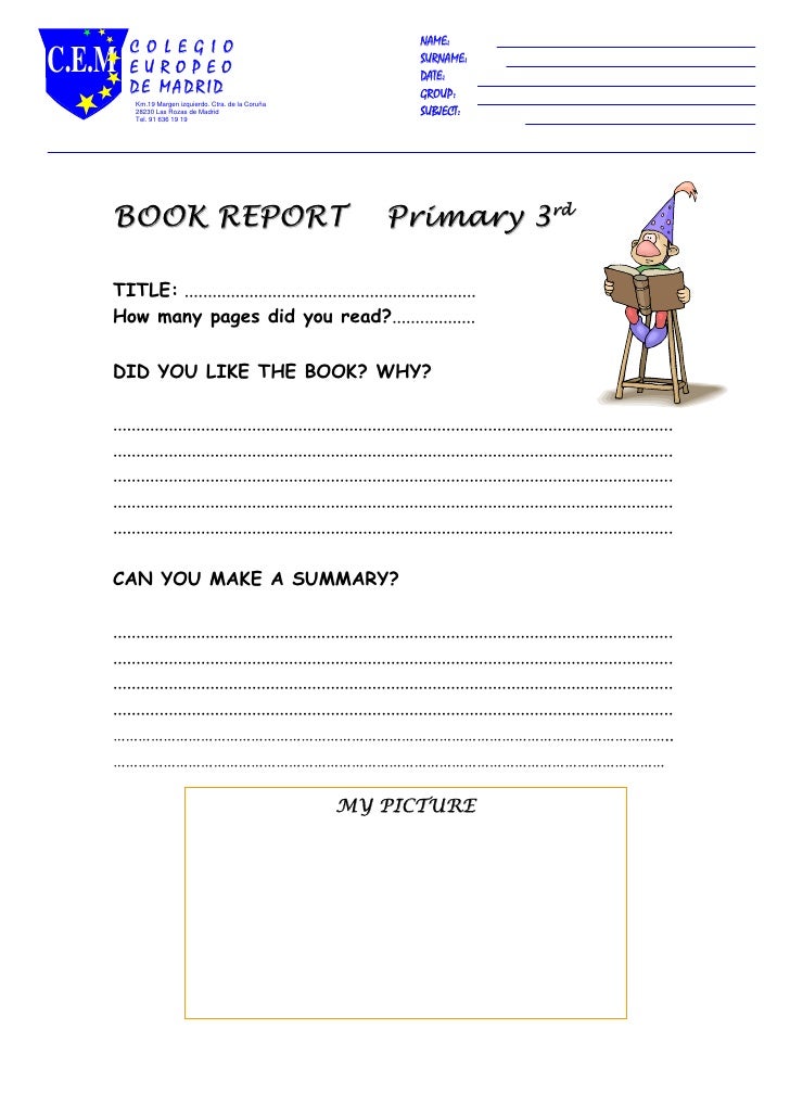 primary book report book report primary 3rd primary book report book report primary 3rd