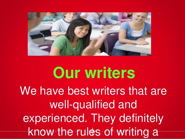 Report writing services