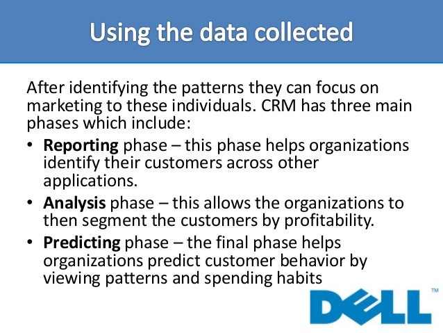 customer relationship management at dell Customer relationship management /3 wwwdhlmasterclasscom this, whilst central to the organization's operational efficiency, should be augmented with careful. customer relationship management at dell Customer relationship management /3 wwwdhlmasterclasscom this, whilst central to the organization's operational efficiency, should be augmented with careful.