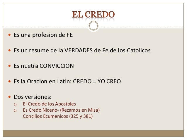 el credo