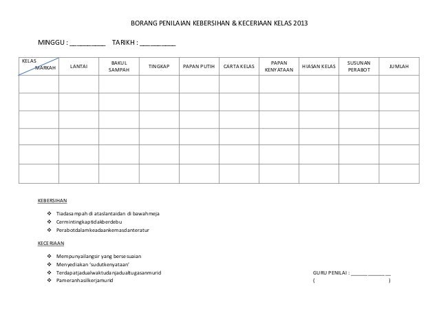 Contoh Borang Penilaian Program Ceramah / MOshims Contoh Borang