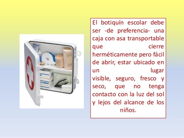 Botiquin escolar