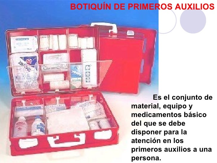 Botiquin de primeros auxilios basico