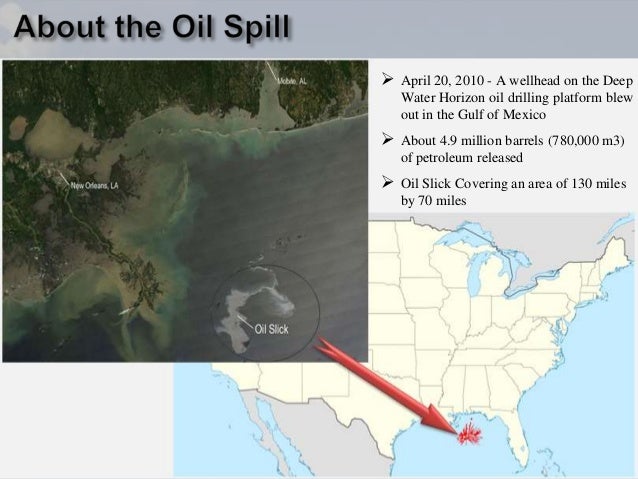 Oil spill thesis