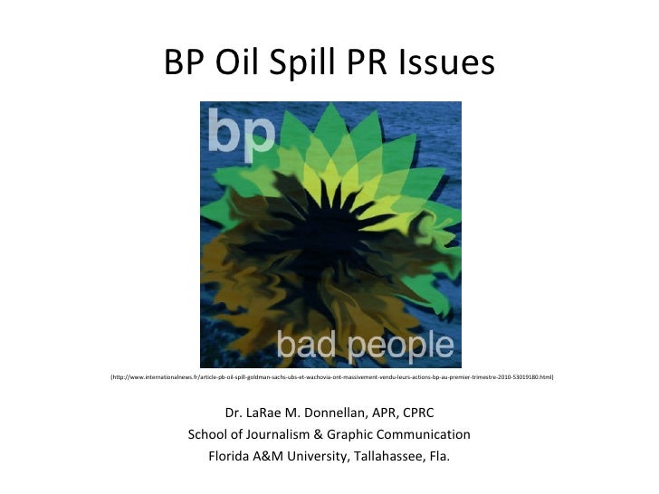 Pr case study bp oil spill