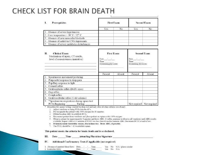 Brain death