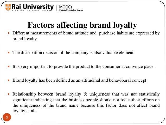 Brand dissertation loyalty