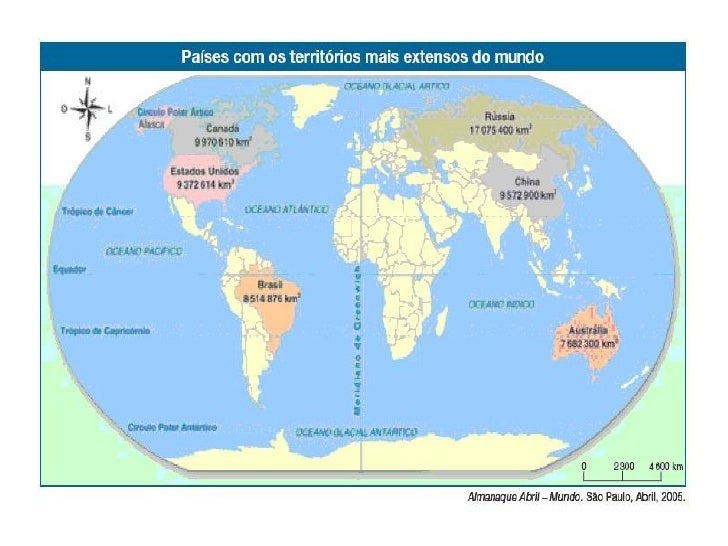 Em Qual Dos Quatro Hemisferios O Brasil Nao Possui Terras