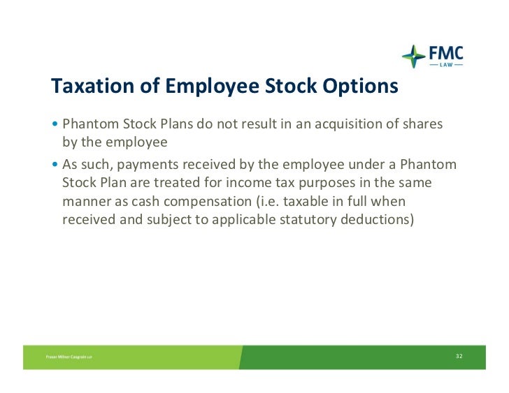 Employee stock options tax australia