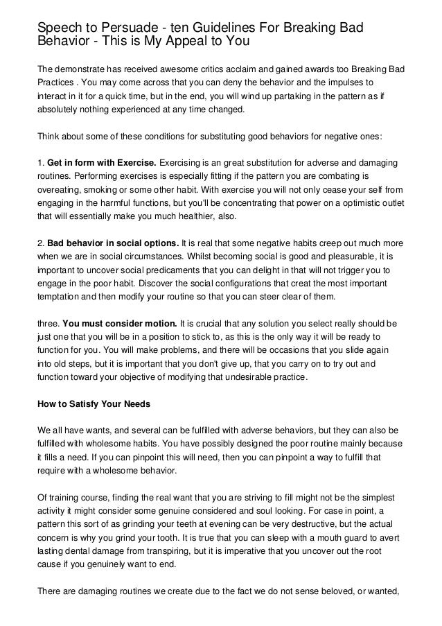 Persuasive speech examples picture