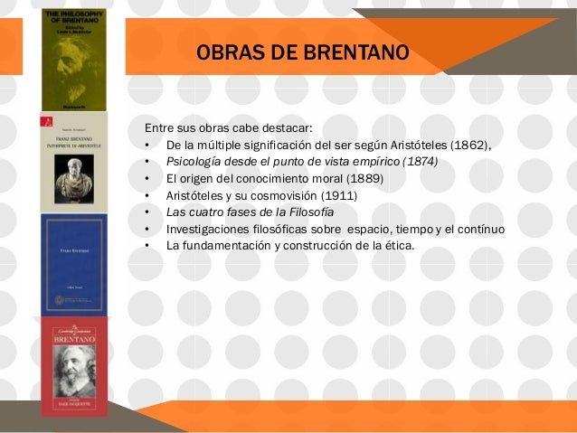 Franz Brentano y la intencionalidad