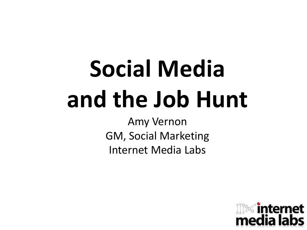 Social Media and the Job Hunt