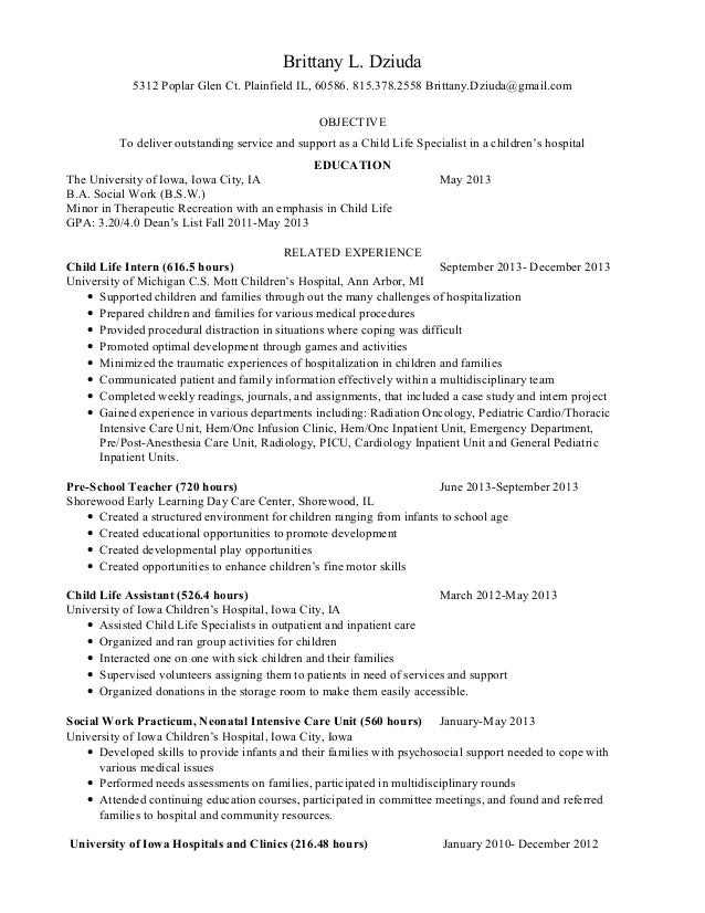 Job placement specialist resume