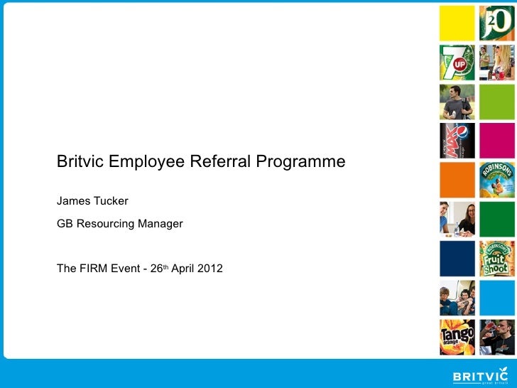 Britvic Employee Referral Programme