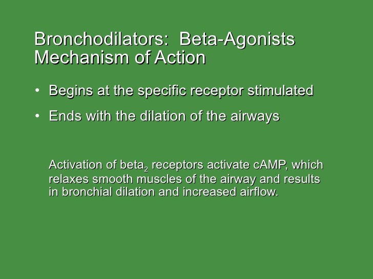 Bronchodilators