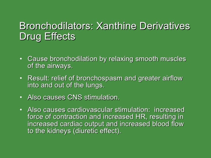 Bronchodilators