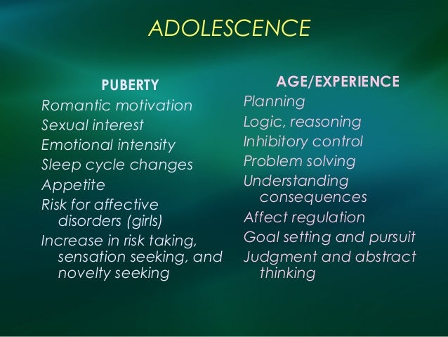 Adolescent Development A Setup For Addiction
