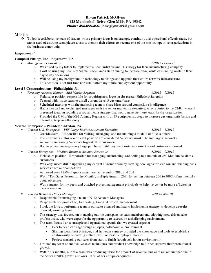 six sigma resumes