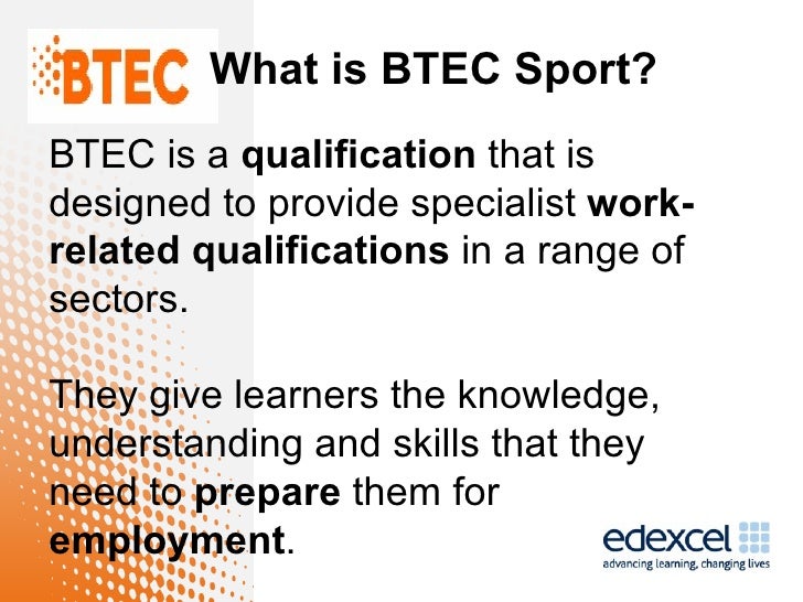 BTEC Sport Spec