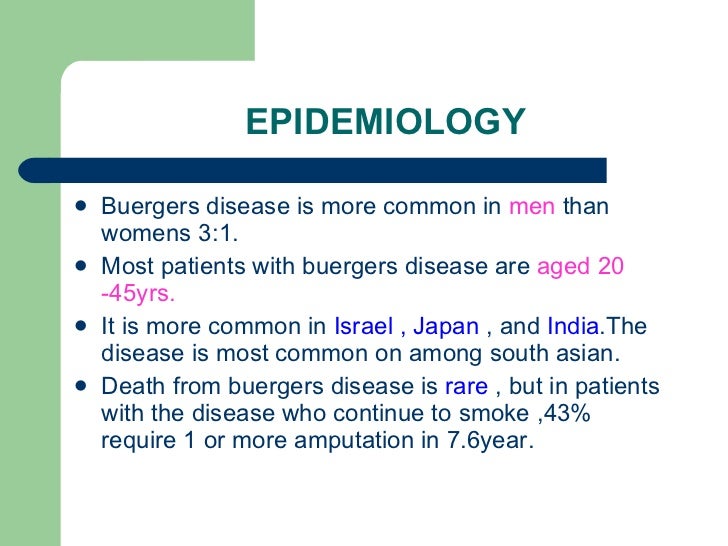 Buergers disease by dr .ravinder narwal