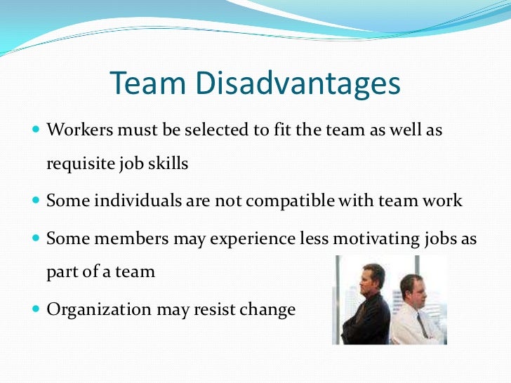 build good teams advantages of working in teams