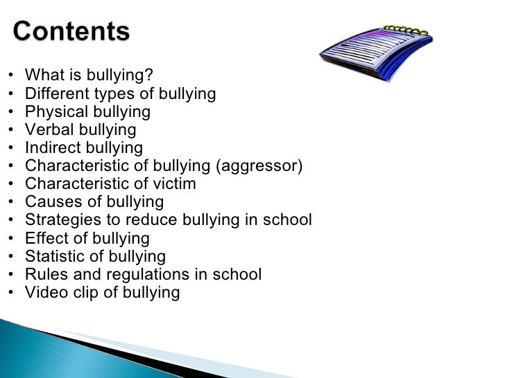 what are the causes of bullying at school