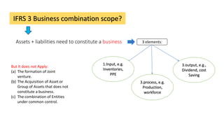 IFRS 3 Business Combination PPT