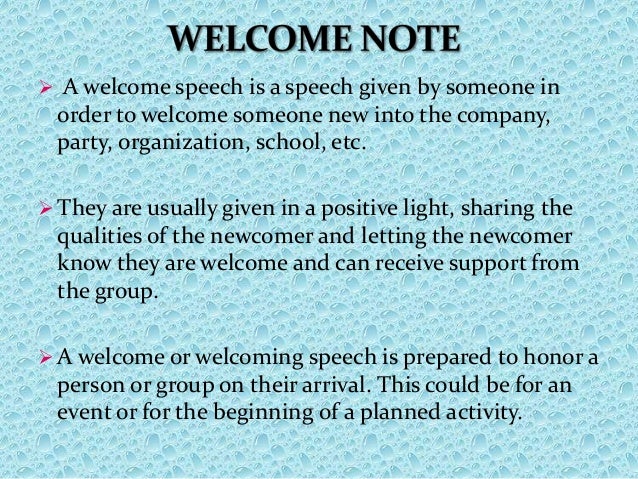 Welcome And Occasion Speech | just b.CAUSE Welcome And Occasion Speech | just b.CAUSE