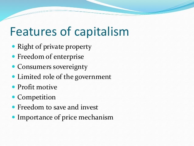 The Right To Private Property Capitalism The Right To Private Property Capitalism