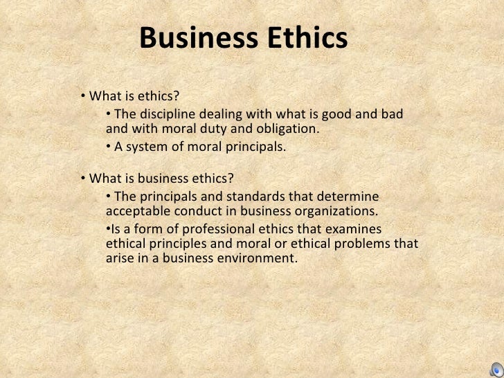 business ethics examples