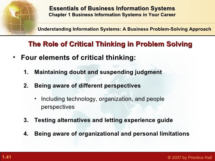 four aspects of critical thinking four aspects of critical thinking