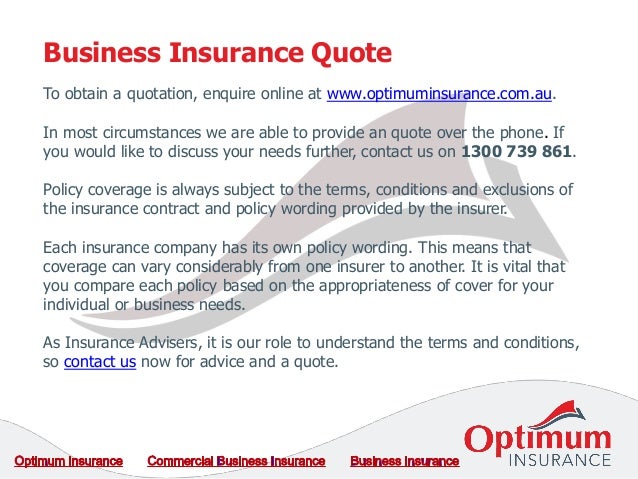 Business Insurance Policies