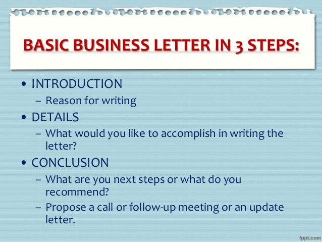 Email Letter Etiquette 12. BASIC BUSINESS LETTER ...