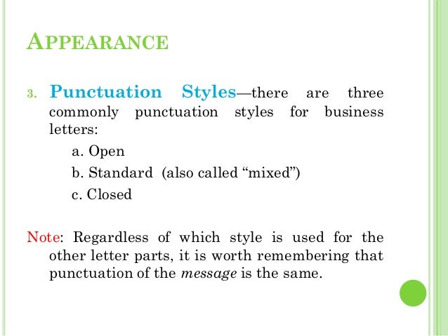 business letter closing punctuation business letters business letter closing punctuation business letters