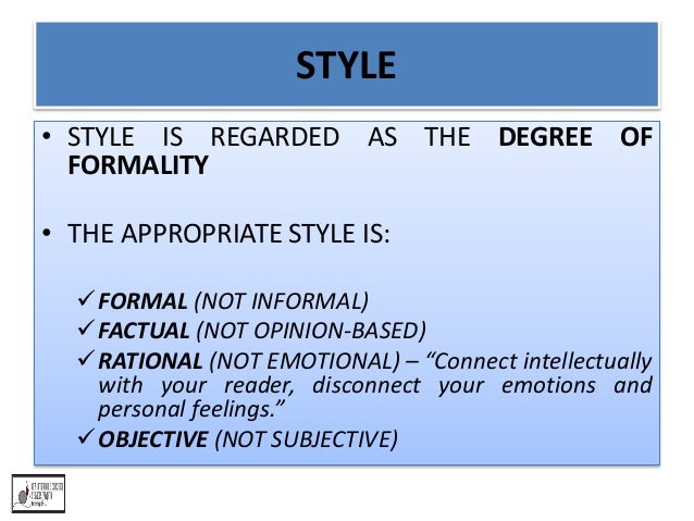 Examples and templates of written reports for students in