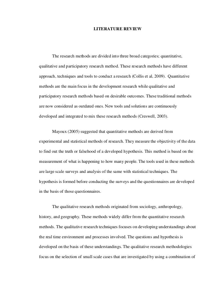 How to Write an Effective Literature Review - UCSD Jacobs School