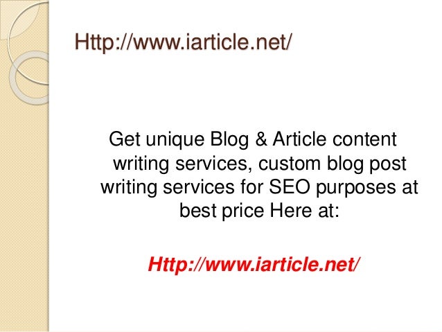 Cheap article writing services