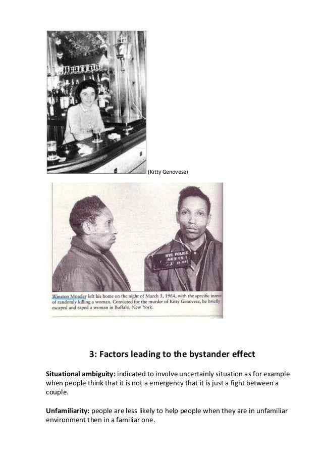 Bystander Effect Essay