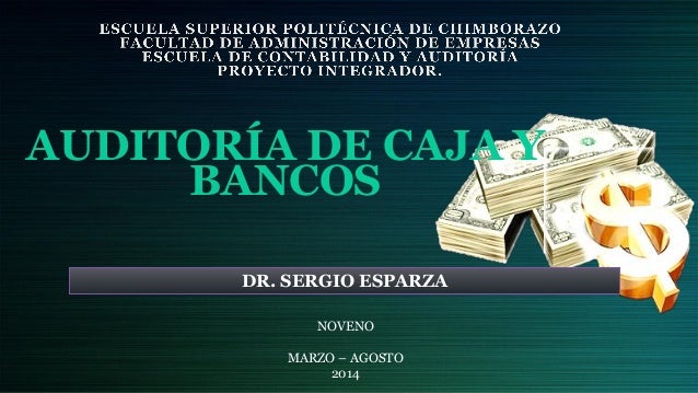 Resultado de imagen para auditoria de caja y bancos