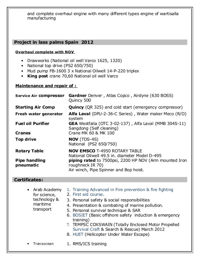 5 types of curriculum vitae