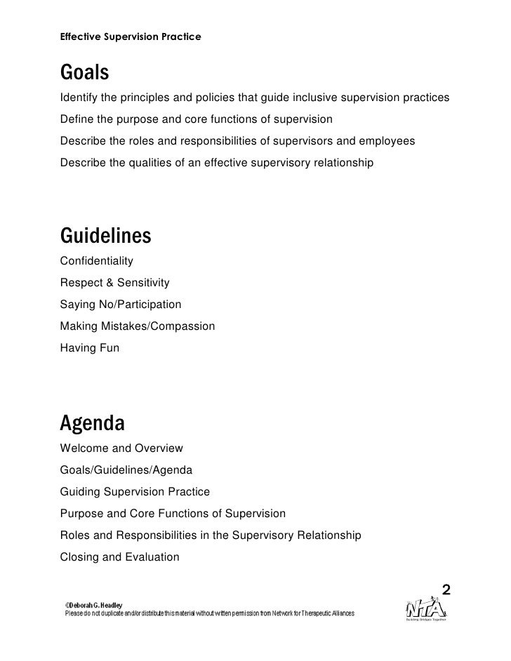 supervisor qualities