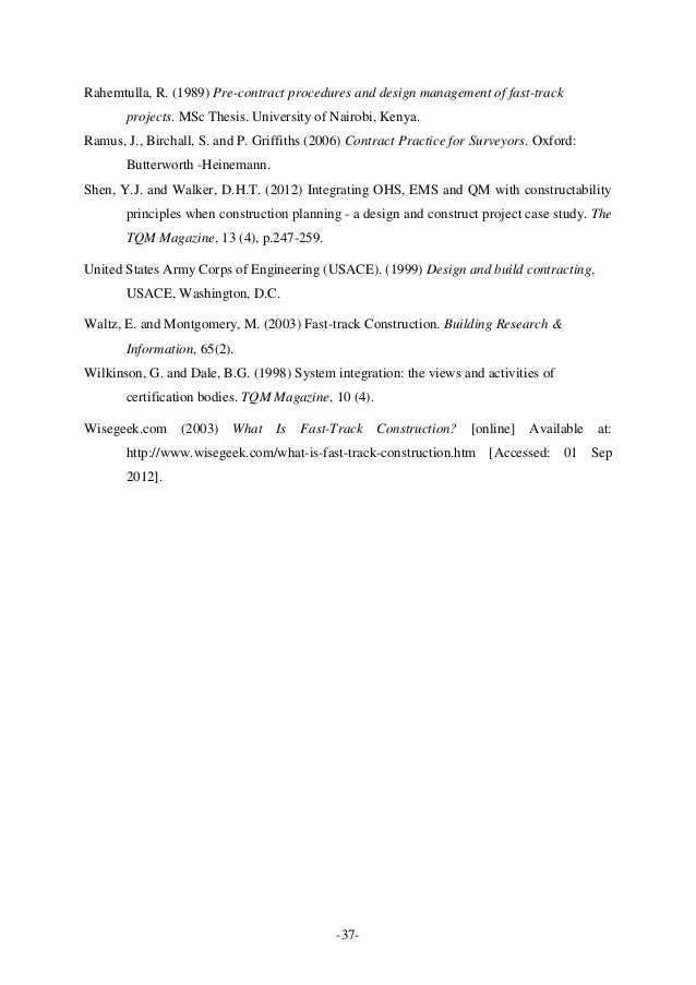 Master Thesis Sql