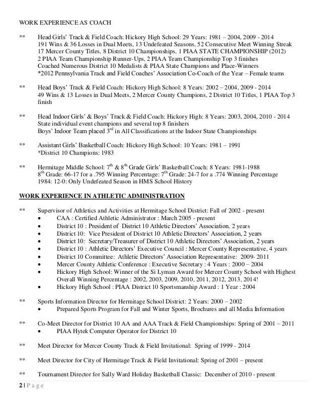 track coach resume major magdalene project org track coach resume