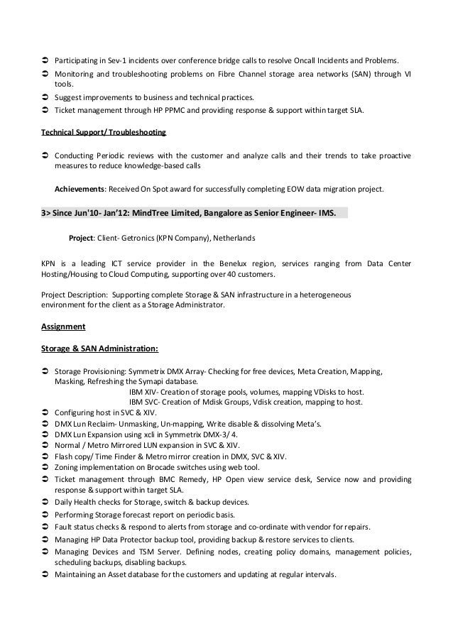 Netapp Technical Support Engineer Resume Netapp Technical Support Engineer Resume