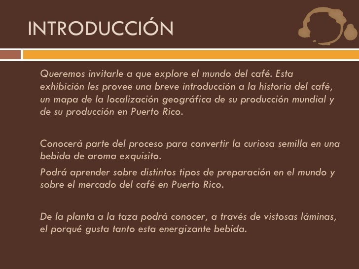 El café un placer internacional... El café un placer internacional...
